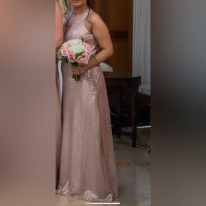 Rose Gold women dress size 6